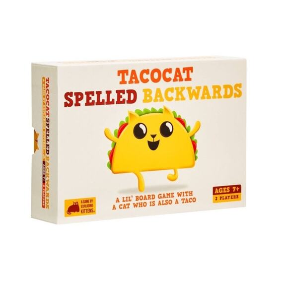 Exploding-Kittens Tacocat Spelled Backwards NWT - Picture 1 of 5